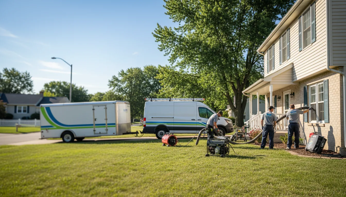 Flooded Basement Restoration And Cleanup With Repair in Clarence, IA near me